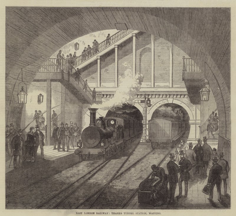 East London Railway, Thames Tunnel Station, Wapping af Frank Watkins