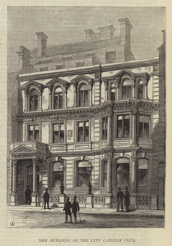 Ny bygning af City Carlton Club af Frank Watkins