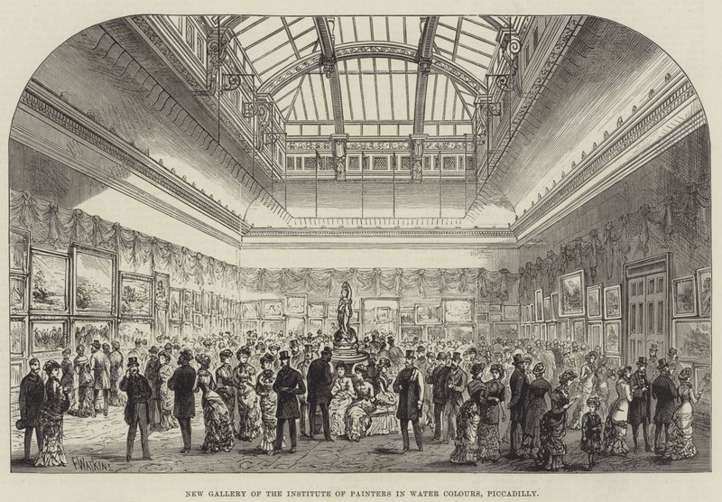 Nyt galleri fra Institute of Painters in Water Colours, Piccadilly af Frank Watkins