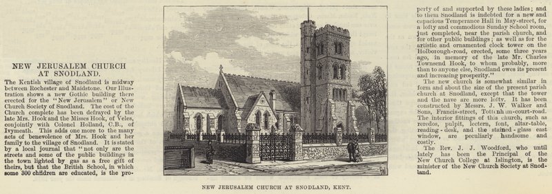 New Jerusalem Church i Snodland, Kent af Frank Watkins