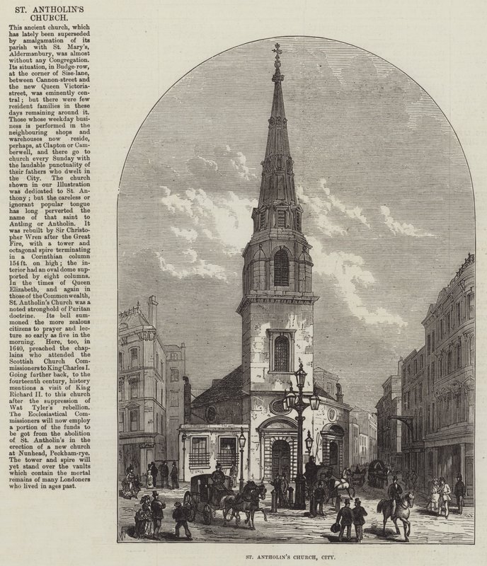 St Antholins Kirke, City af Frank Watkins