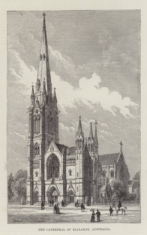 Katedralen i Ballarat, Australien af Frank Watkins