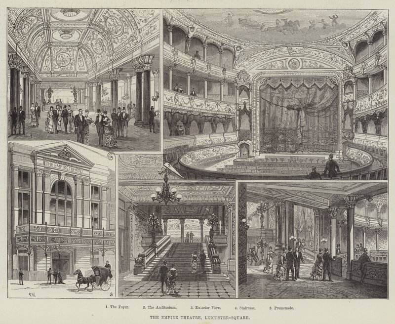 Empire Theatre, Leicester-Square af Frank Watkins