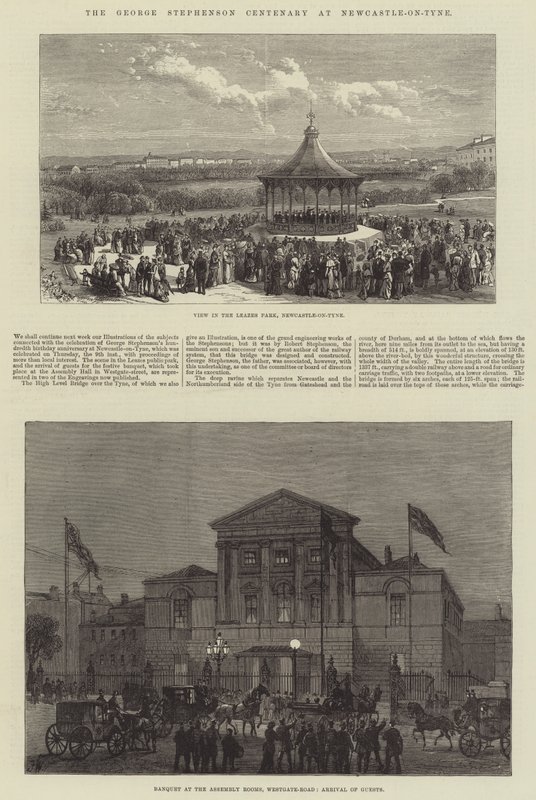 George Stephensons århundrede i Newcastle-on-Tyne af Frank Watkins