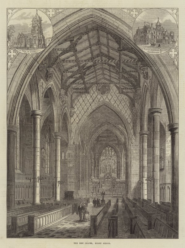 Det nye kapel, Rugby School af Frank Watkins