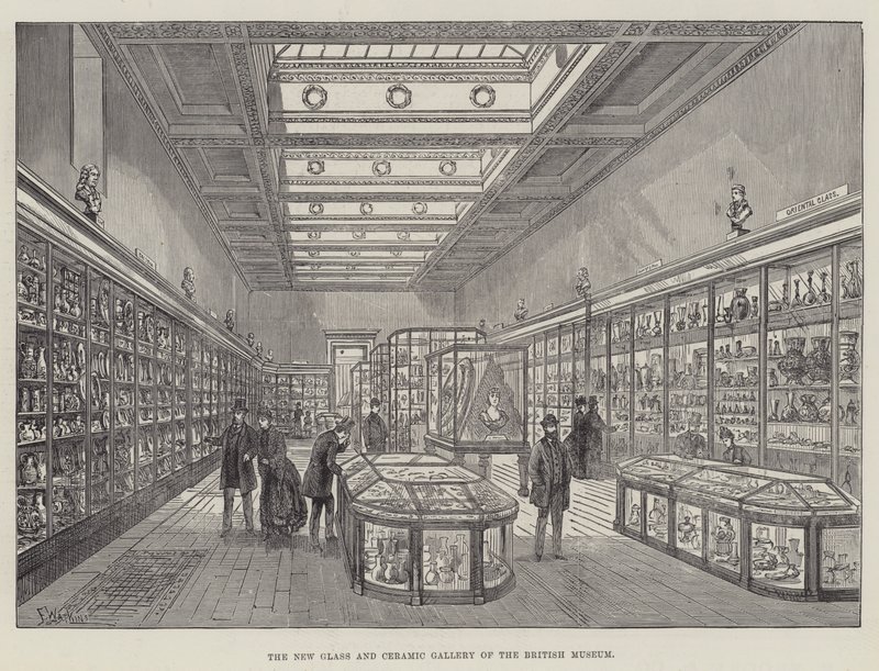 The New Glass and Ceramic Gallery of the British Museum af Frank Watkins