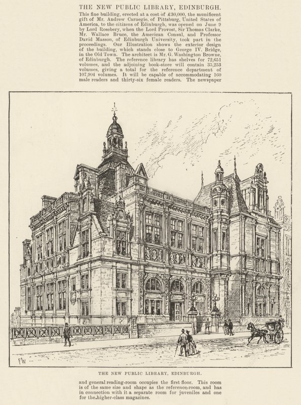 The New Public Library, Edinburgh af Frank Watkins