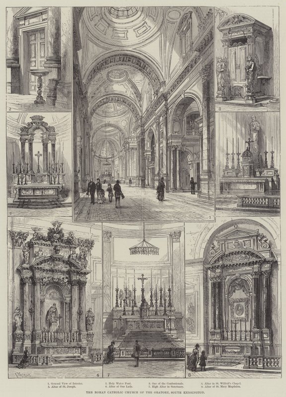 Den romersk-katolske kirke Oratory, South Kensington af Frank Watkins