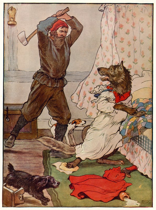 Lille Rødhætte af Frank Adams