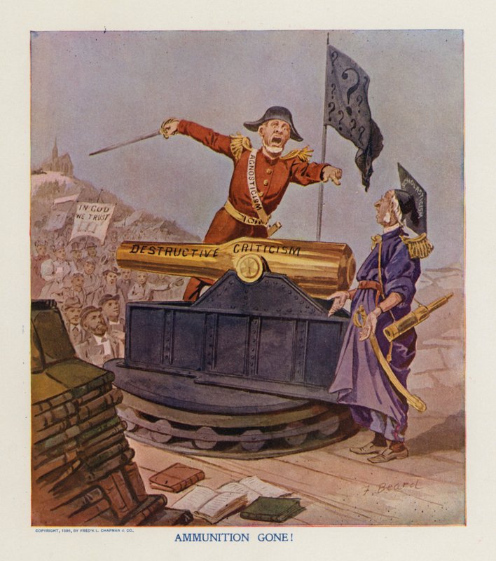 Ammunition væk (farvelitografi) af Frank Beard