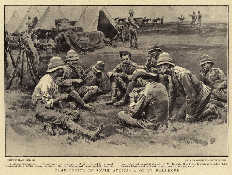 Kampagne i Sydafrika, en stille halvtime af Frank Dadd