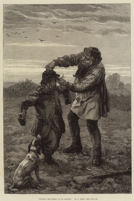Holder spejlet op til naturen af Frank Dadd