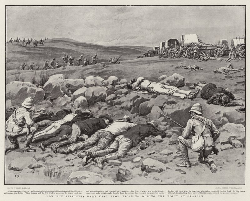 Hvordan fangerne blev forhindret i at flygte under kampen ved Graspan af Frank Dadd