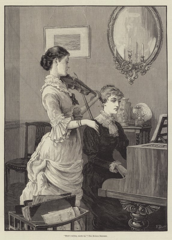 Musikkens smeltende, mystiske læg, Ettrick Shepherd af Frank Dadd