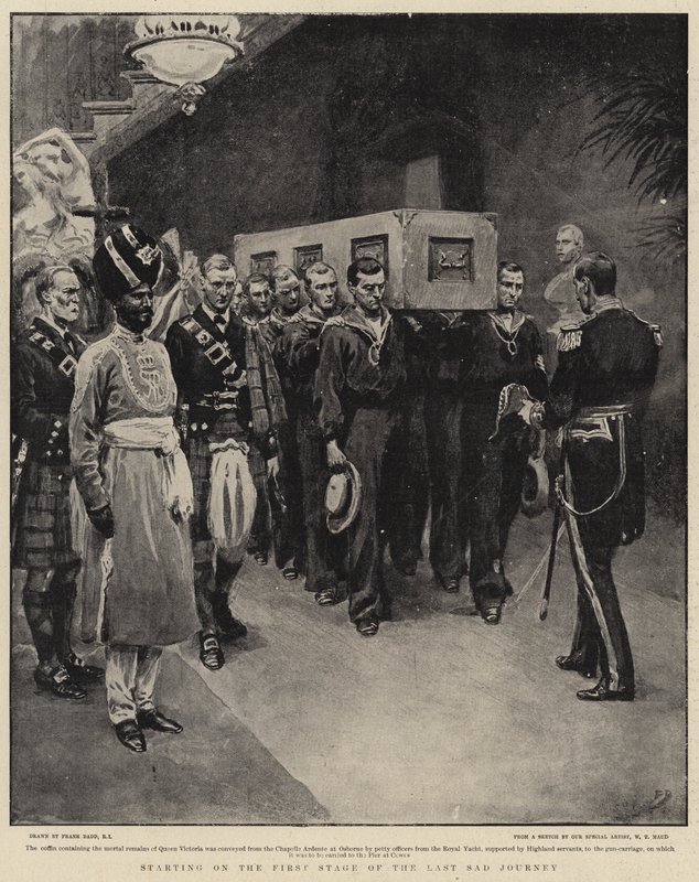 Starter på første etape af den sidste triste rejse af Frank Dadd