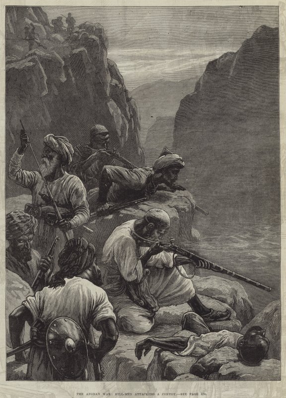 Den afghanske krig, Hill-Mænd angriber en konvoj af Frank Dadd