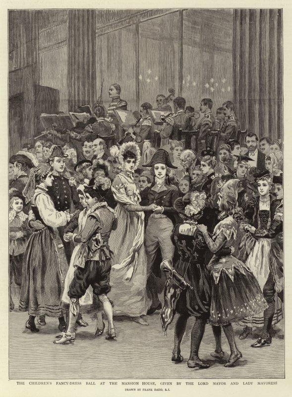 Børneballet i Mansion House, holdt af overborgmesteren og borgmesterinden af Frank Dadd