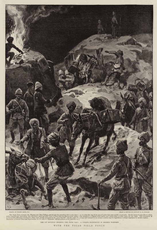 Med Tirah Field Force af Frank Dadd