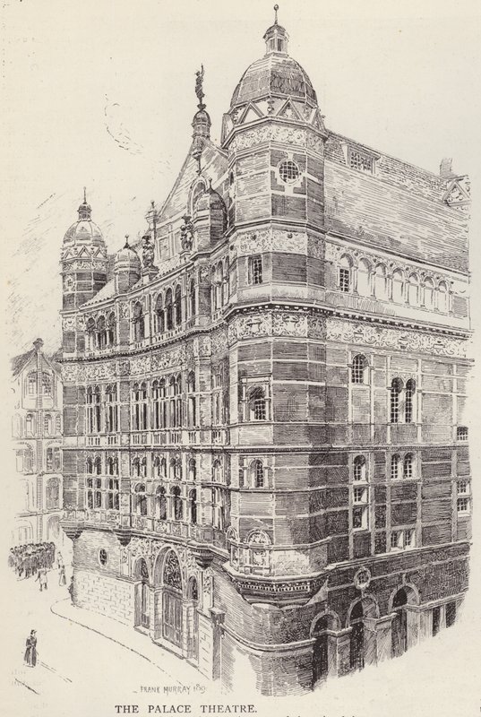 Palace Theatre, London (litho) af Frank Murray
