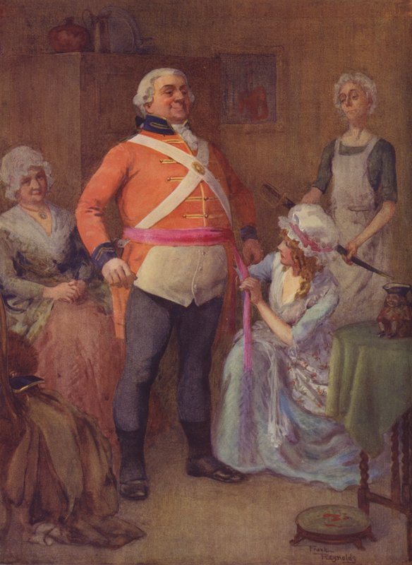 Gabriel Varden (farvelitografi) af Frank Reynolds