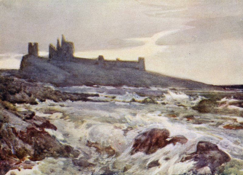 Dunstanburgh Slot af Frank Southgate