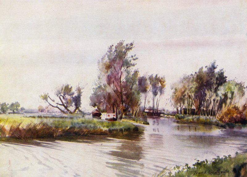 Norfolk Broads: Geldeston Lock af Frank Southgate