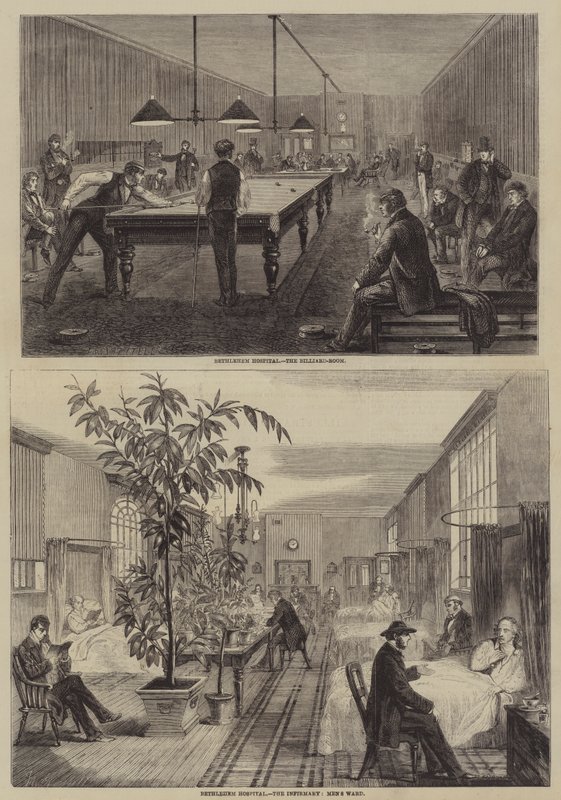Betlehem Hospital af Frank Vizetelly
