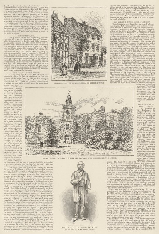 Sir Rowland Hill og Penny Porto, et mindeværdigt jubilæum af Frank Watkins
