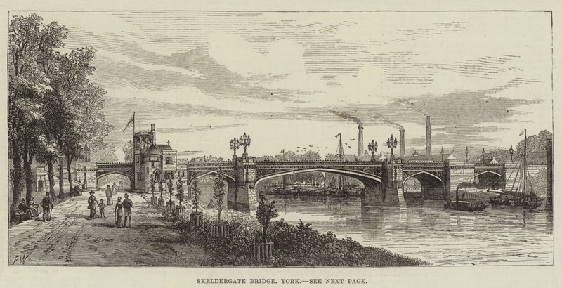 Skeldergate Bridge, York af Frank Watkins