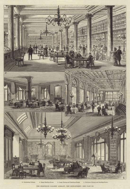 Grosvenor Gallery Library, New Bond-Street af Frank Watkins