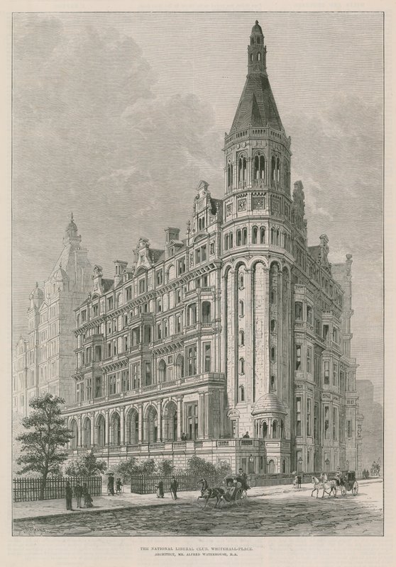 National Liberal Club, Whitehall Place af Frank Watkins