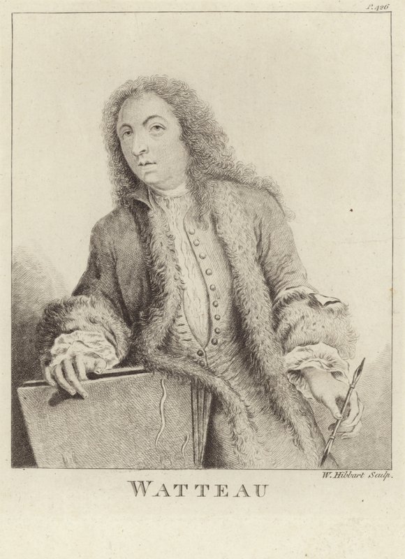 Jean Antoine Watteau, fransk maler af François Boucher
