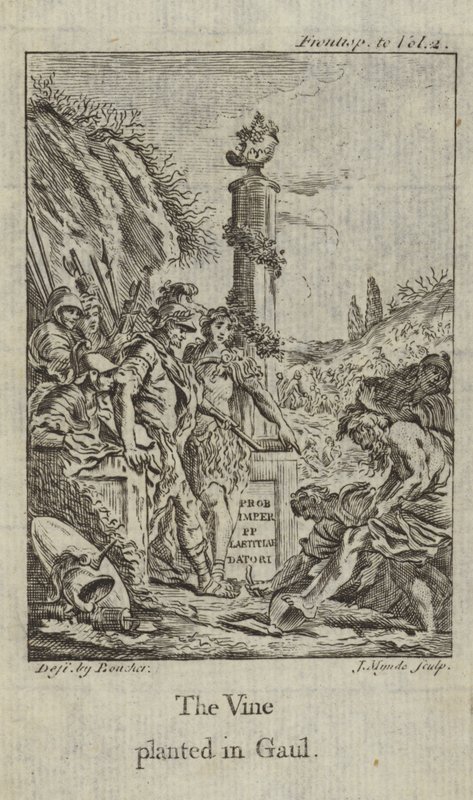 Vinen plantet i Gallien af François Boucher