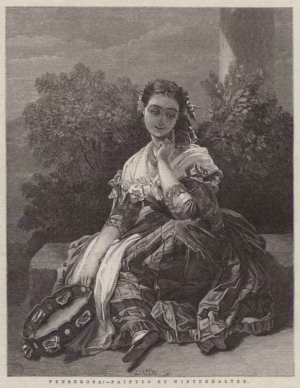 Penserosa! af Franz Xaver Winterhalter
