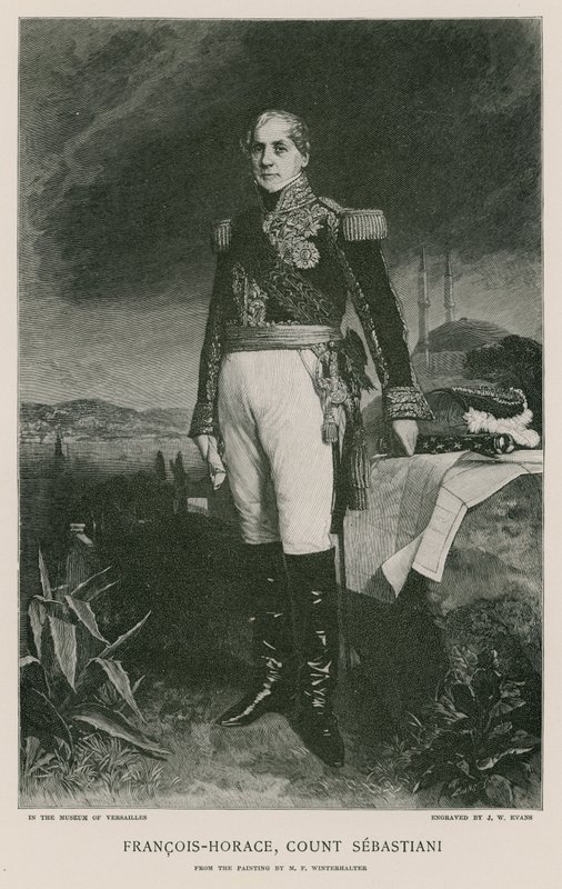 Horace Francois Bastien Sebastiani de La Porta af Franz Xaver Winterhalter