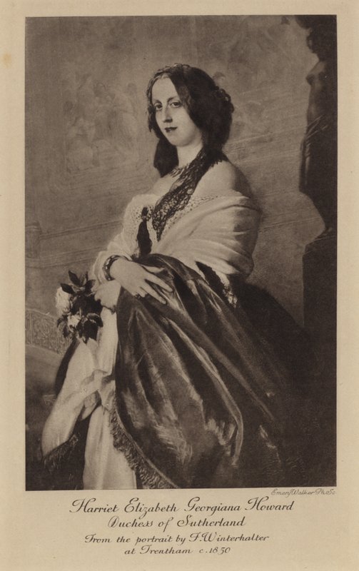 Lady Harriet Elizabeth Georgiana Howard (gravering) af Franz Xaver Winterhalter