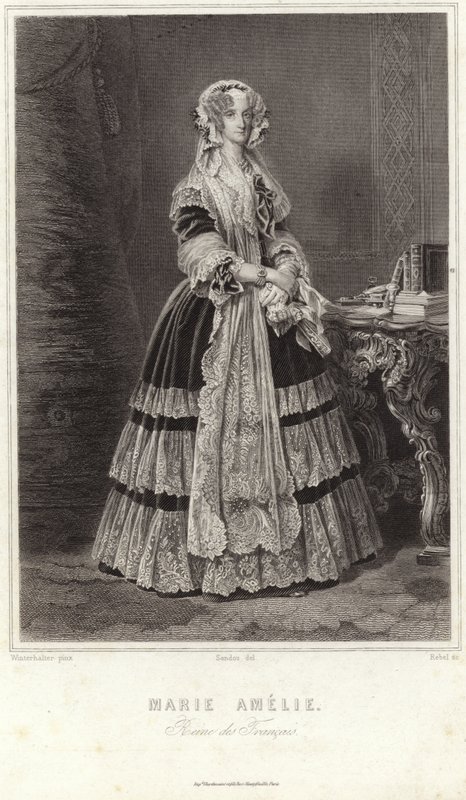 Maria Amalia fra Napoli og Sicilien af Franz Xaver Winterhalter