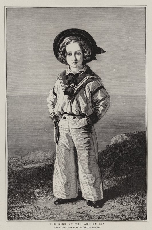 Kongen i en alder af seks af Franz Xaver Winterhalter