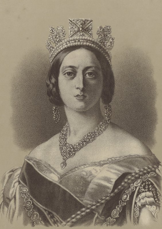 Dronning Victoria af Franz Xaver after Winterhalter