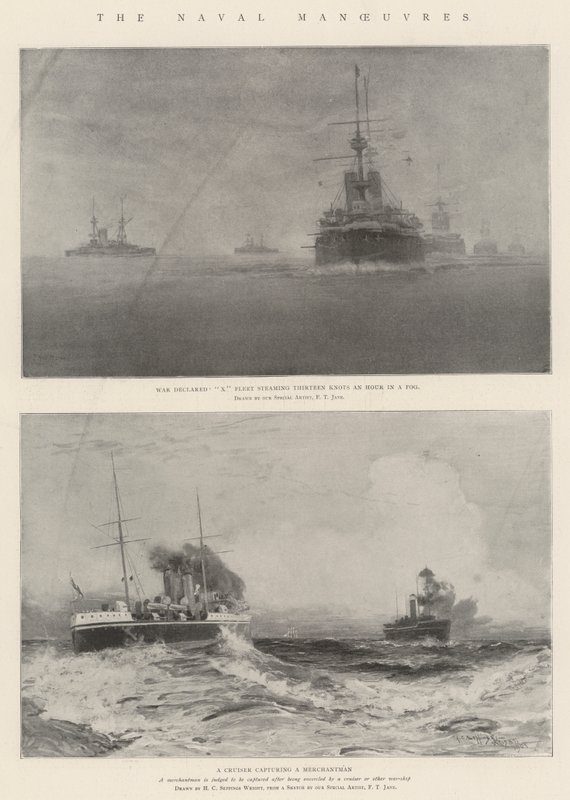 Søens manøvrer af Fred T. Jane