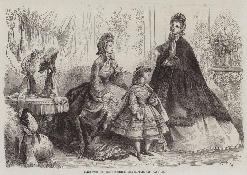 Paris Fashions til december af Frederic Theodore Lix