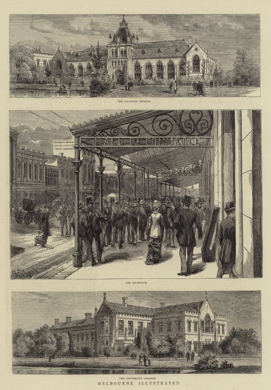 Melbourne illustreret af Frederic Villiers