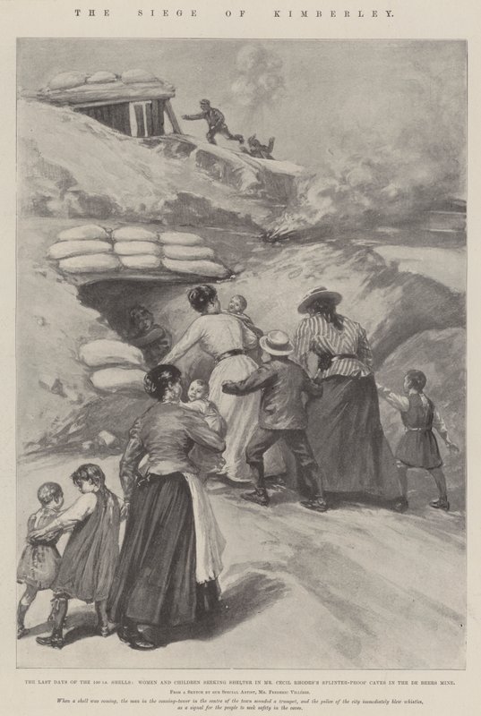 Belejringen af Kimberley af Frederic Villiers