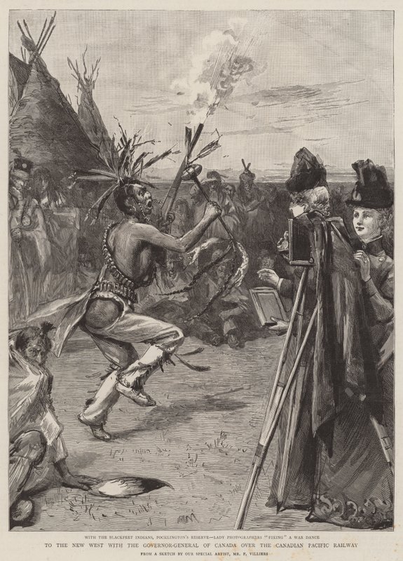 Til det nye vesten med Canadas generalguvernør over den canadiske stillehavsbane af Frederic Villiers