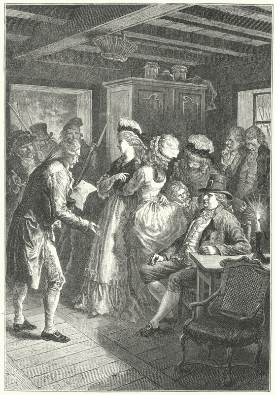 Anholdelsen af Ludvig XVI og hans familie i Varennes af Frederic Theodore (after) Lix
