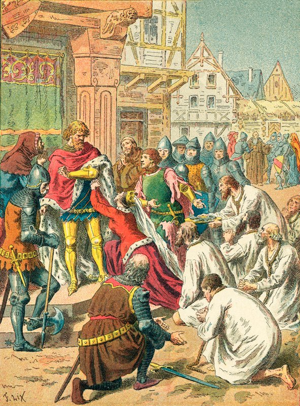 Borgerne i Calais af Frederic Theodore Lix