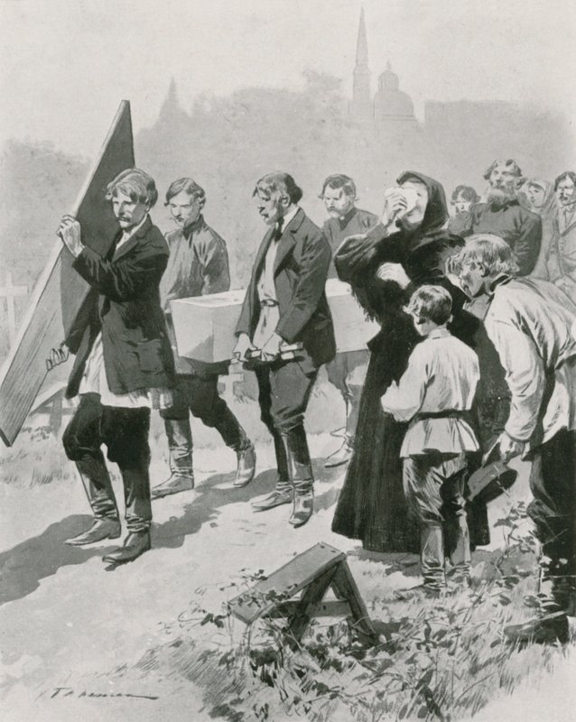 En middelklassebegravelse af Frederic de Haenen