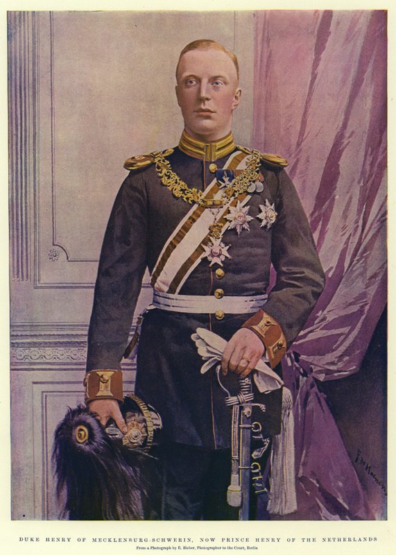 Hertug Henrik af Mecklenburg-Schwerin, nu Prins Henrik af Holland af Frederic de Haenen