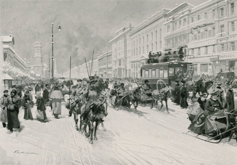 Nevsky Prospekt af Frederic de Haenen