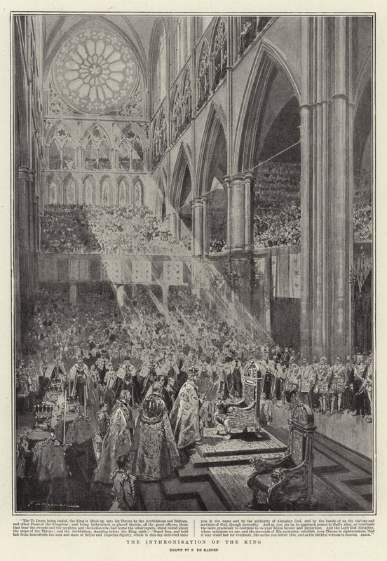 Kongens intronisering af Frederic de Haenen